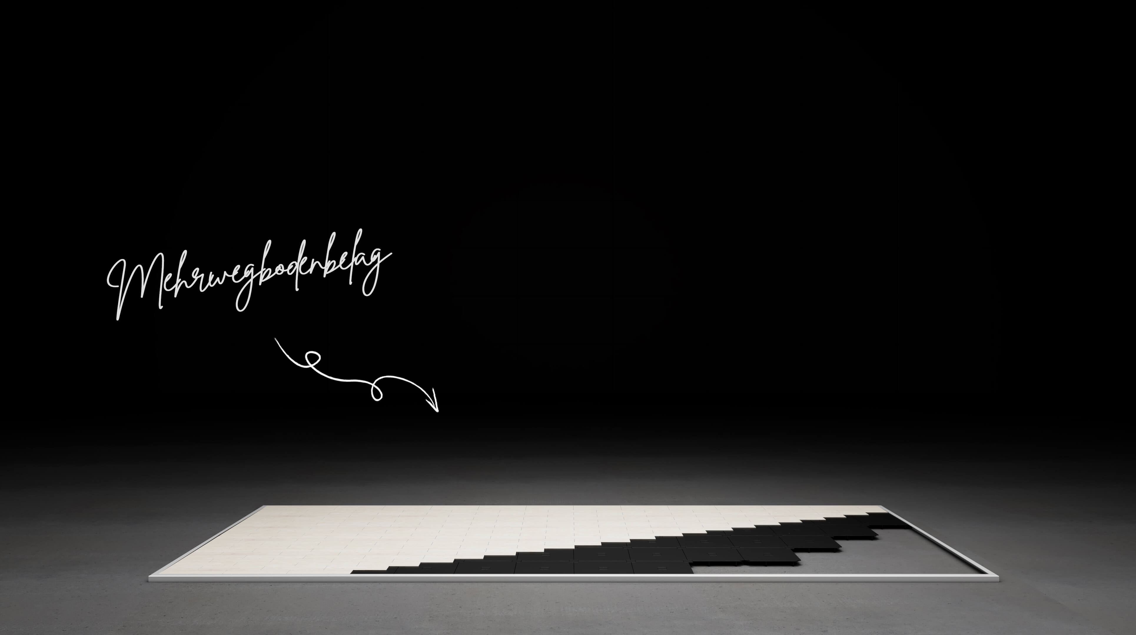 Nachhaltiger Messestand - Mehrwegbodenbelag